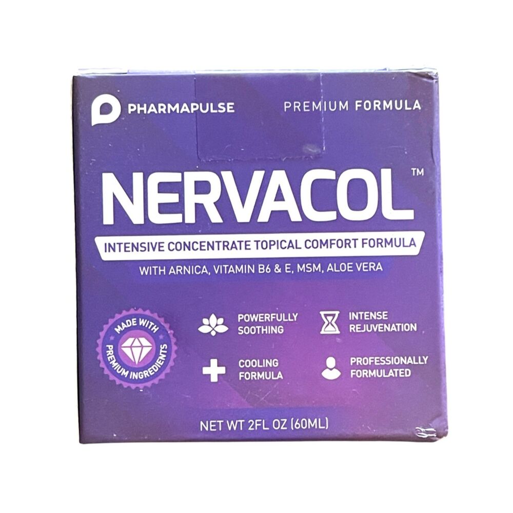 Pharmapulse Nervacol Neuropathy Cream 2 0z Maximum Strength Effective Soothing